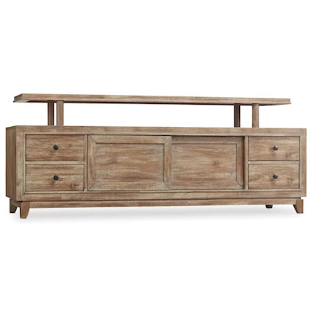 Ingmar Entertainment Console with Sliding Center Doors